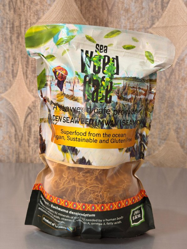Golden Raw Seaweed pouch